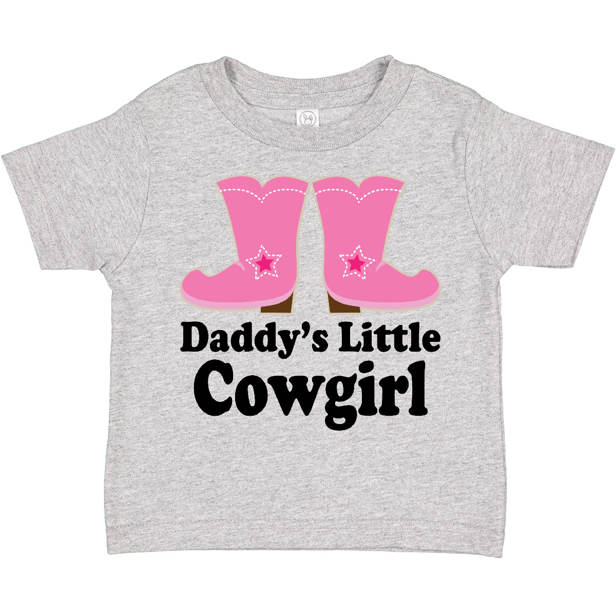 Inktastic Daddy's Little Cowgirl Toddler T-Shirt Boots Pink Cowboy Western Cute - Picture 3 of 10