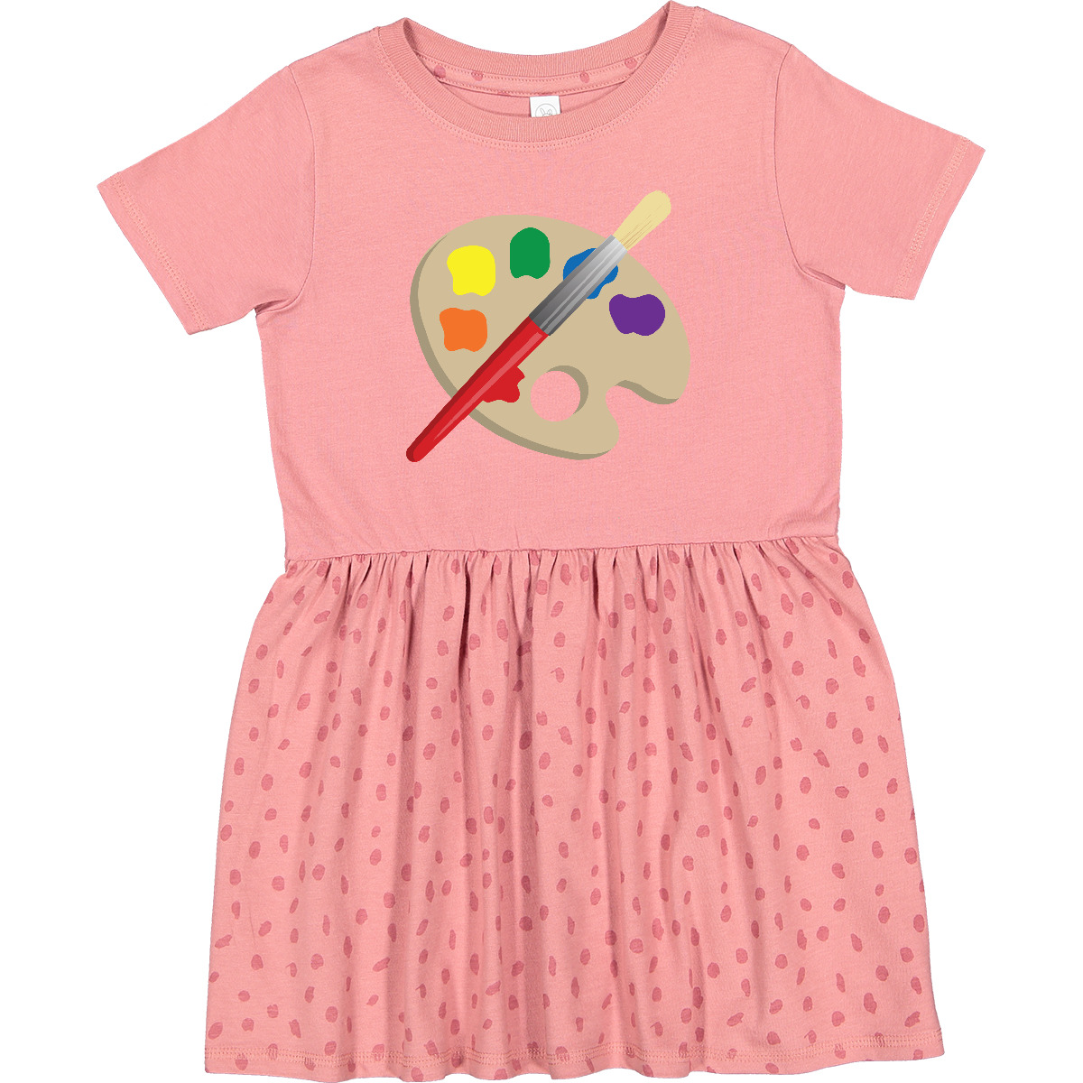 Inktastic Artist Palette And Brush Toddler Dress Art Paintbrush Future Artistic - Picture 3 of 8