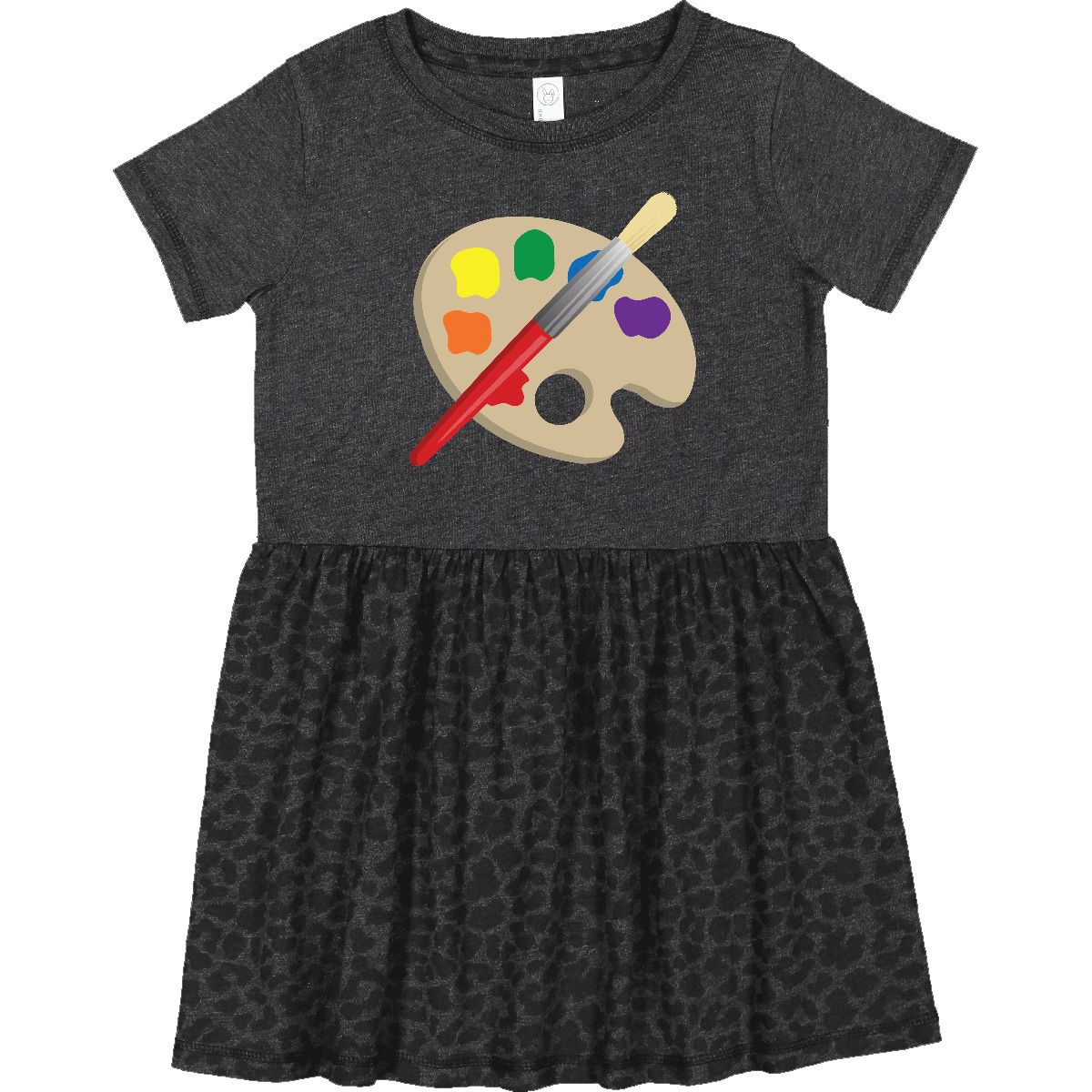 Inktastic Artist Palette And Brush Toddler Dress Art Paintbrush Future Artistic - Picture 5 of 8