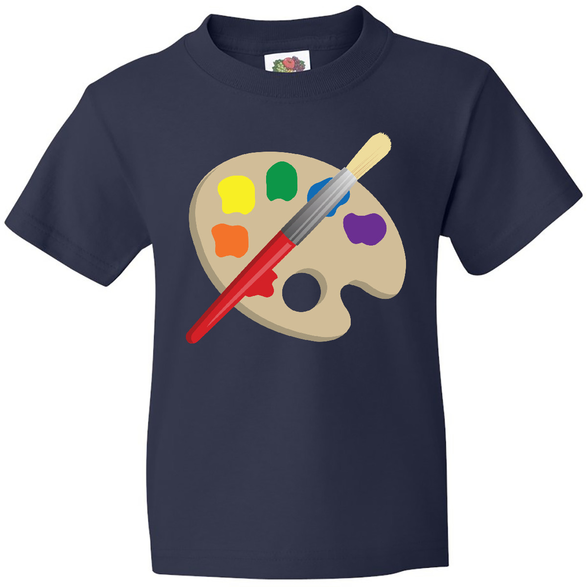 Inktastic Artist Palette And Brush Youth T-Shirt Art Paintbrush Future Artistic - Picture 5 of 10