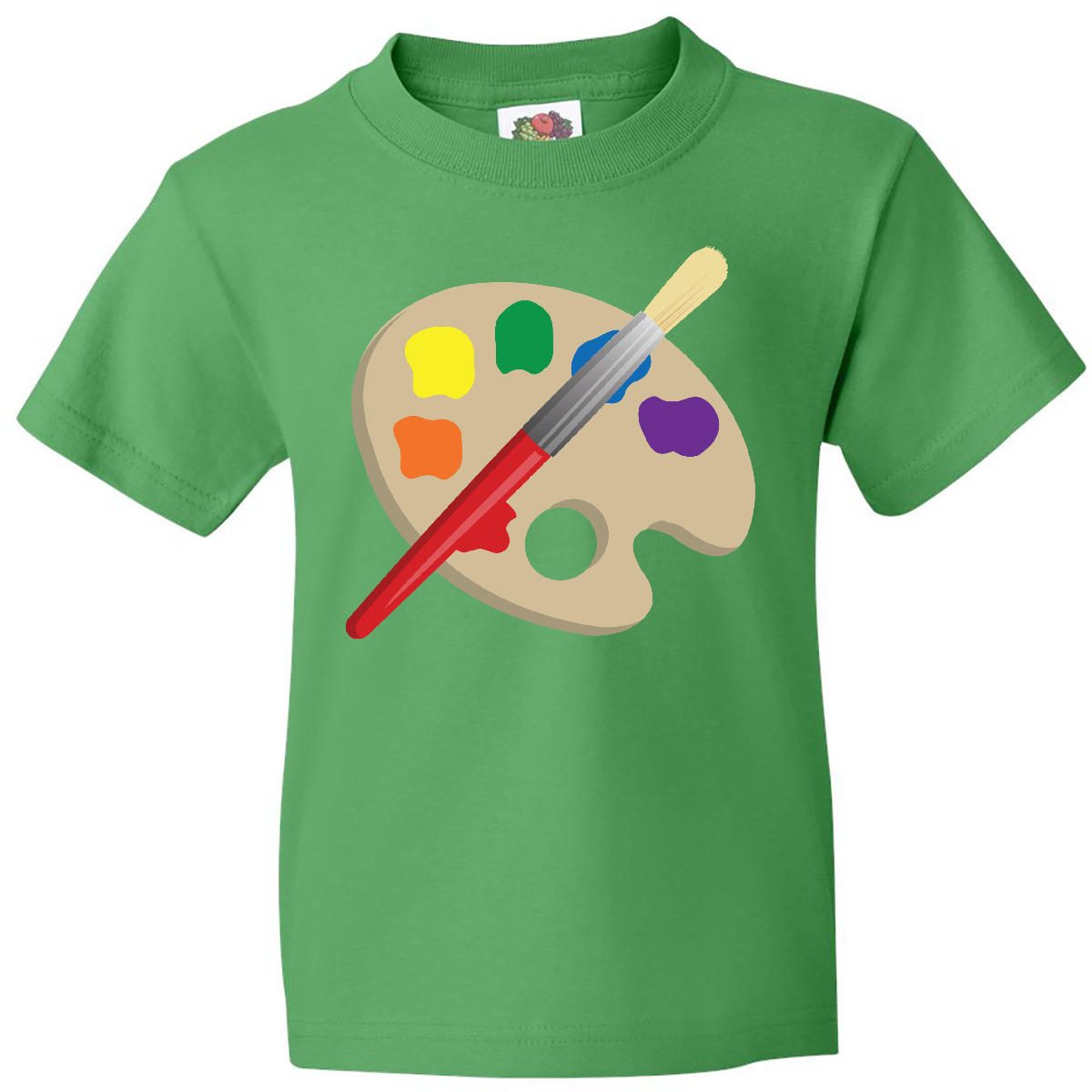 Inktastic Artist Palette And Brush Youth T-Shirt Art Paintbrush Future Artistic - Picture 4 of 10