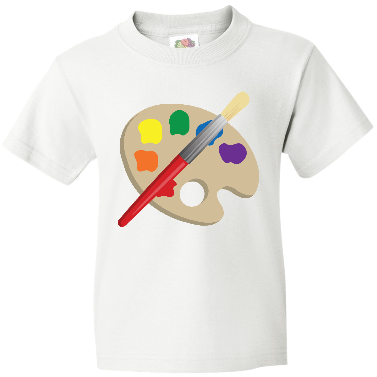 Inktastic Artist Palette And Brush Youth T-Shirt Art Paintbrush Future Artistic - Picture 10 of 10