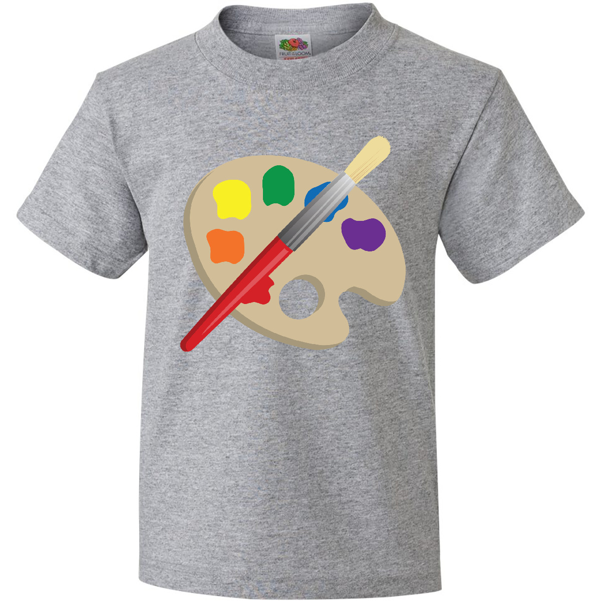 Inktastic Artist Palette And Brush Youth T-Shirt Art Paintbrush Future Artistic - Picture 3 of 10