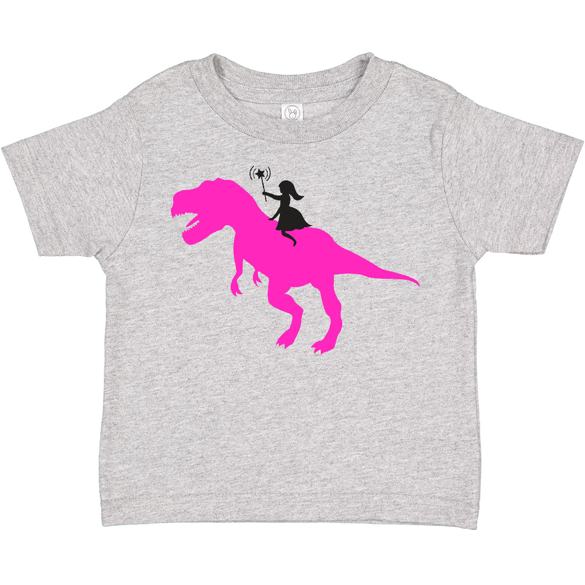 Inktastic Princess Riding Her T-Rex Toddler T-Shirt Pink Dinosaur Tyrannosaurus