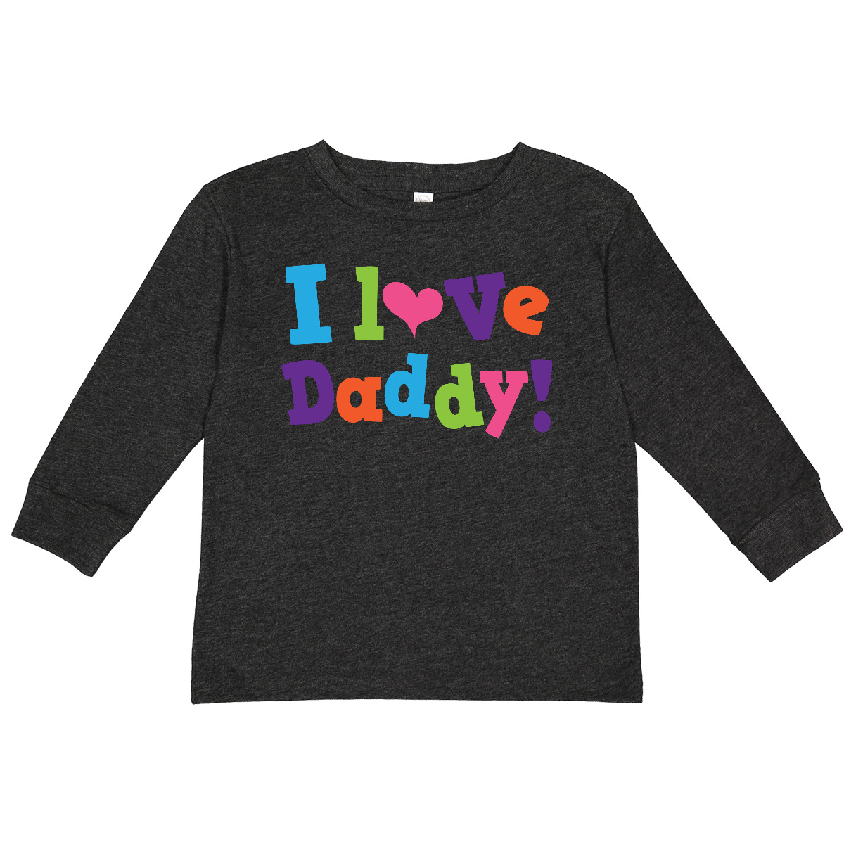 Inktastic I Love Daddy Girls Toddler Long Sleeve T-Shirt Dad Kids Cute Baby Girl - Picture 7 of 7