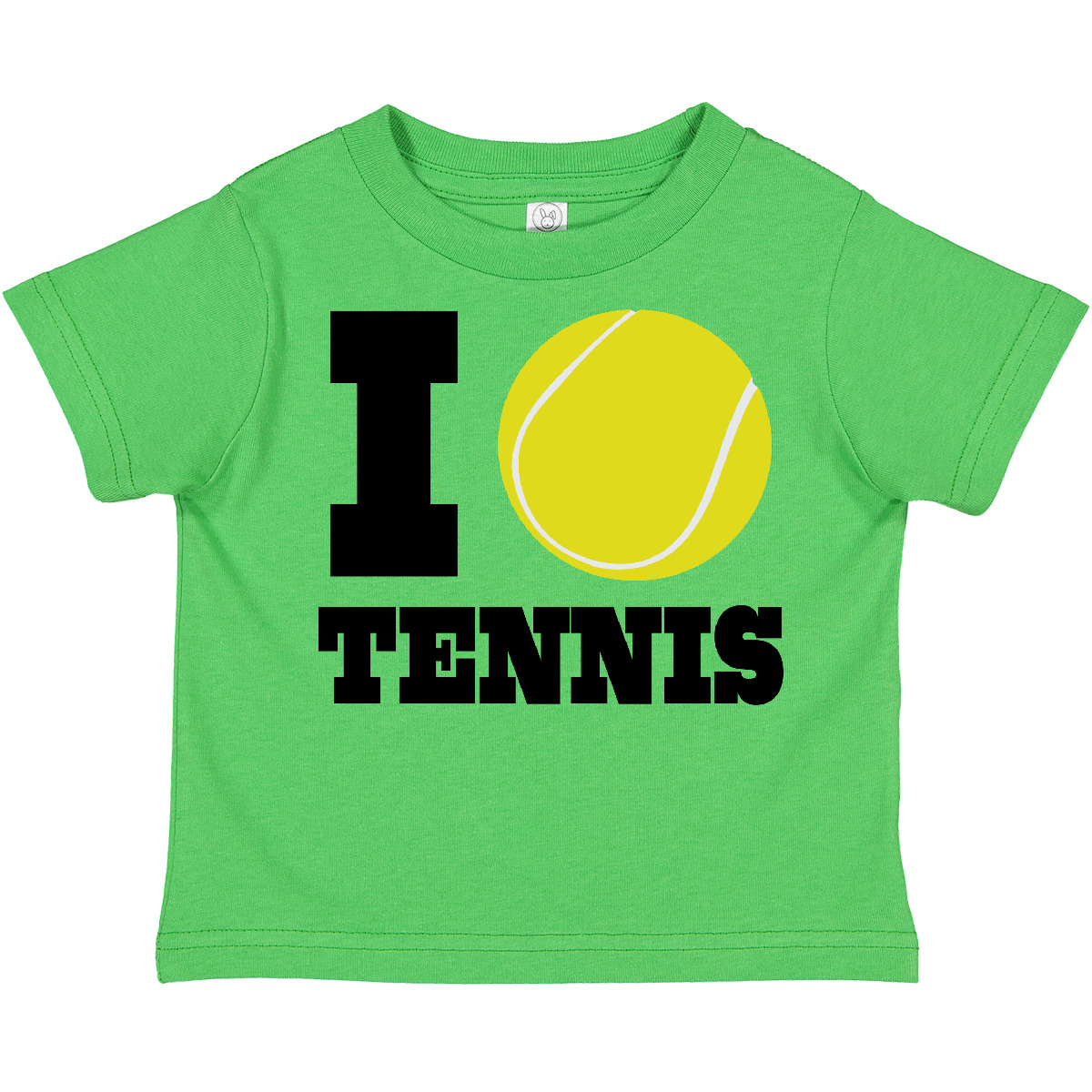 Inktastic Tennis Gift Toddler T-Shirt Sports I Love Heart Ball Team Child Kid - Picture 2 of 6