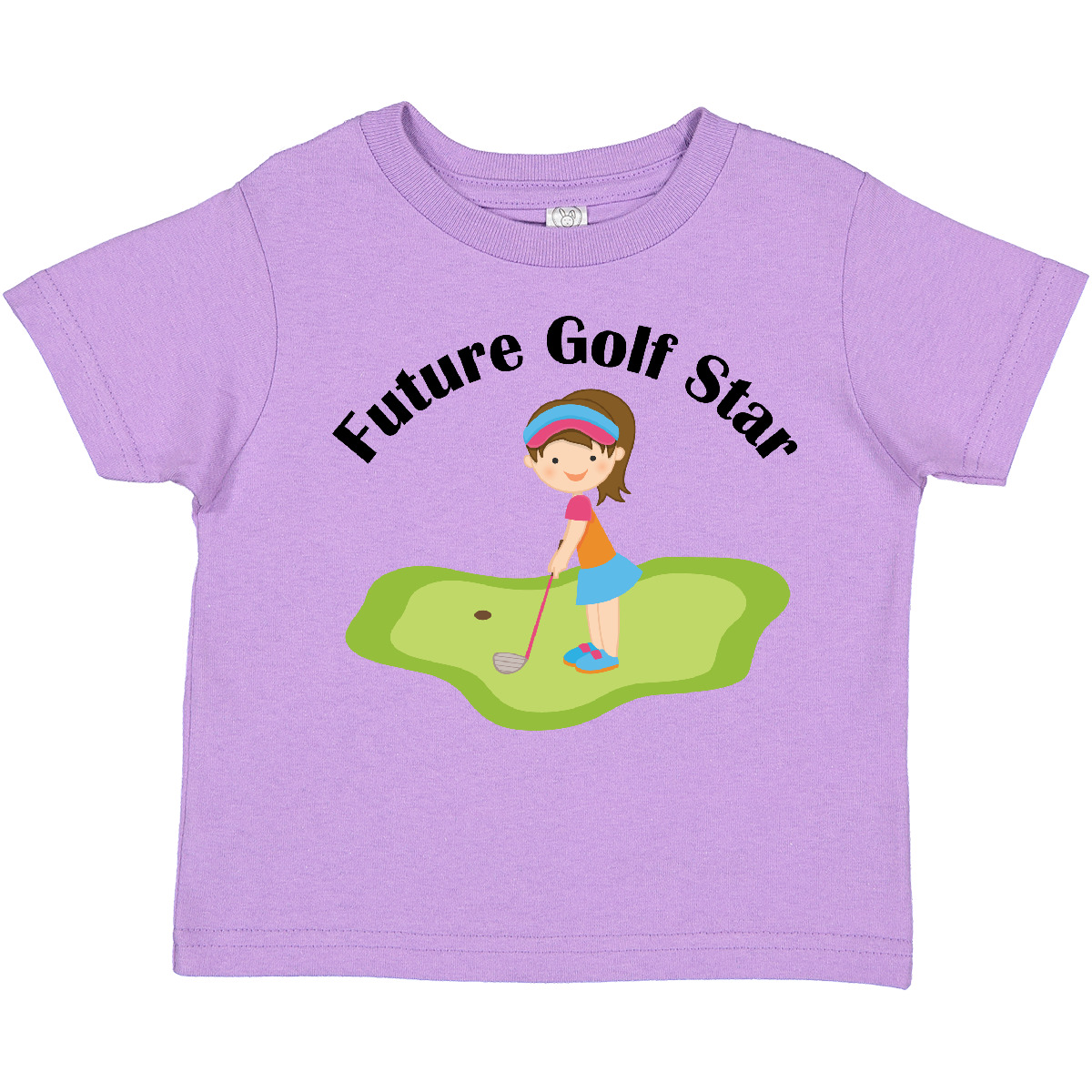 Inktastic Future Golf Star Girls Golfing Toddler T-Shirt Course Kids Cute Childs - Picture 5 of 12