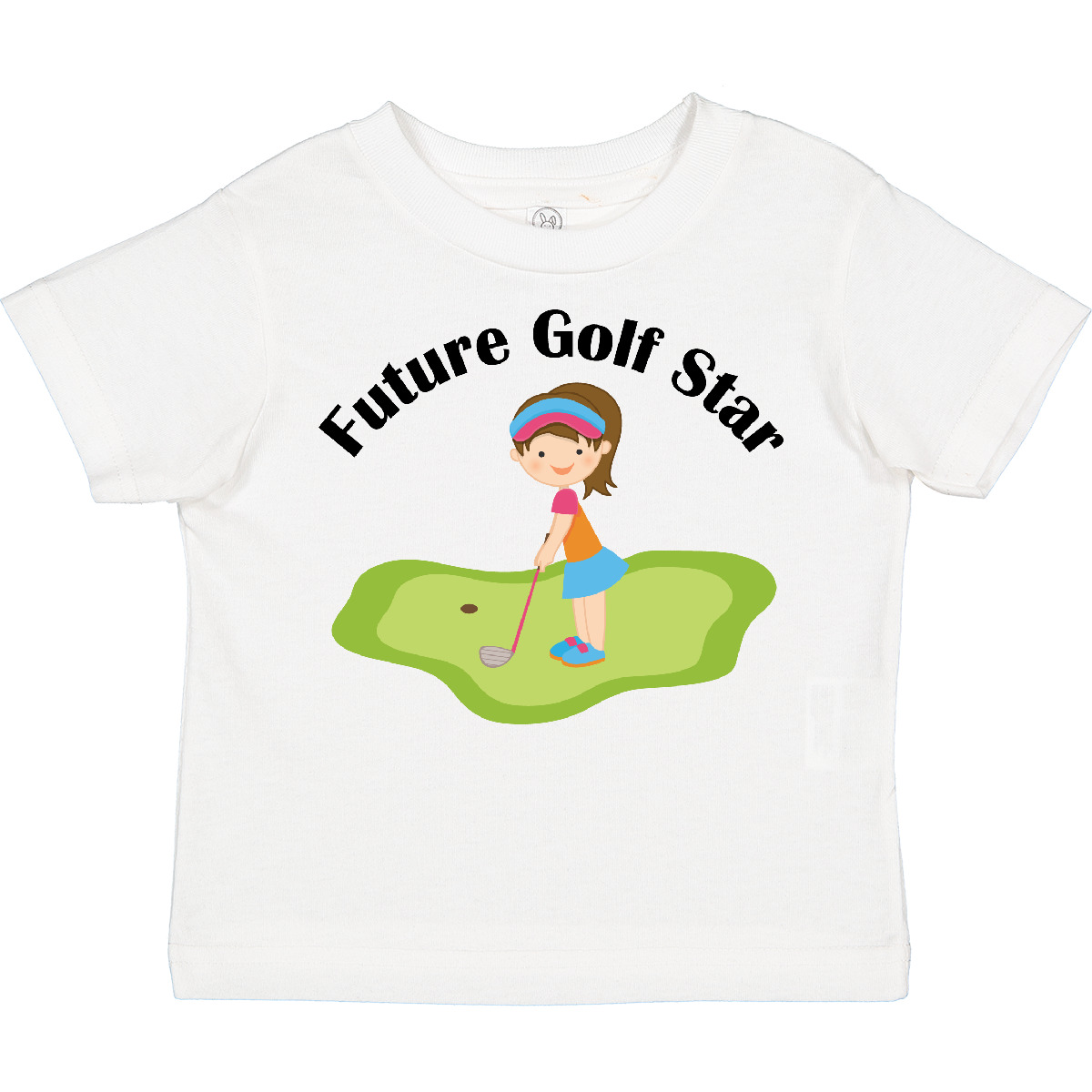 Inktastic Future Golf Star Girls Golfing Toddler T-Shirt Course Kids Cute Childs - Picture 12 of 12