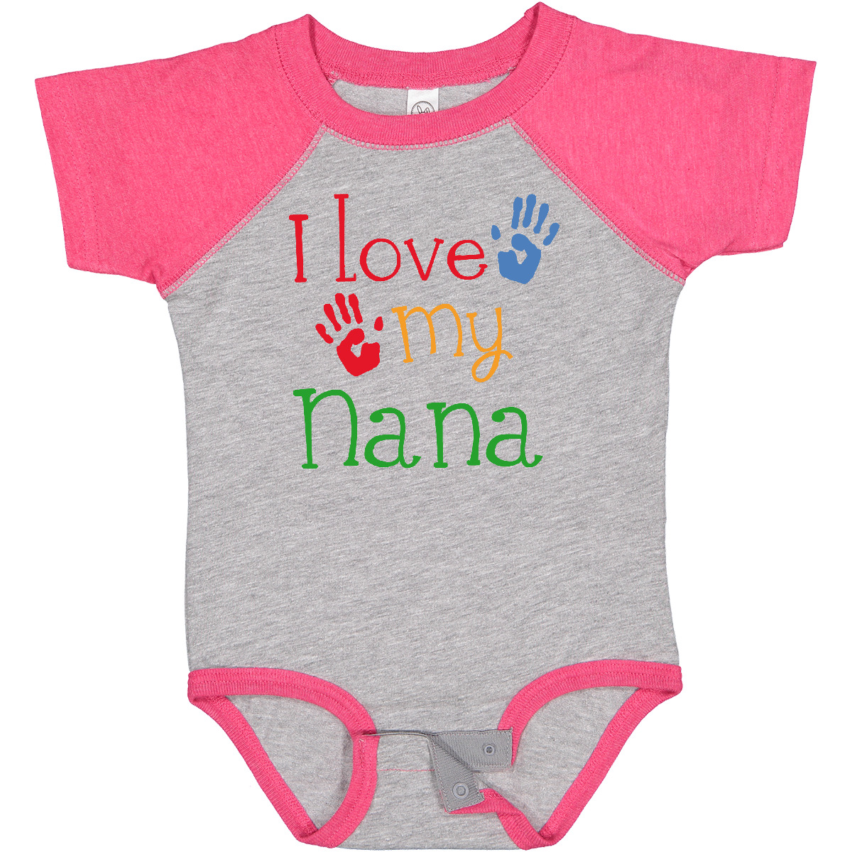 Inktastic I Love My Nana Baby Body Oma Oma Muttertag Enkelkinder - Bild 4 von 18