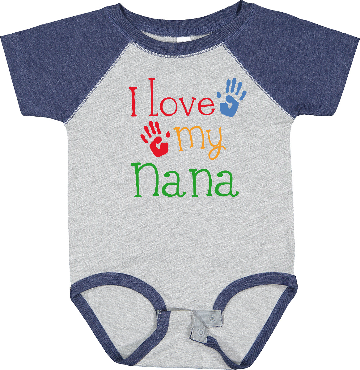 Inktastic I Love My Nana Baby Body Oma Oma Muttertag Enkelkinder - Bild 5 von 18