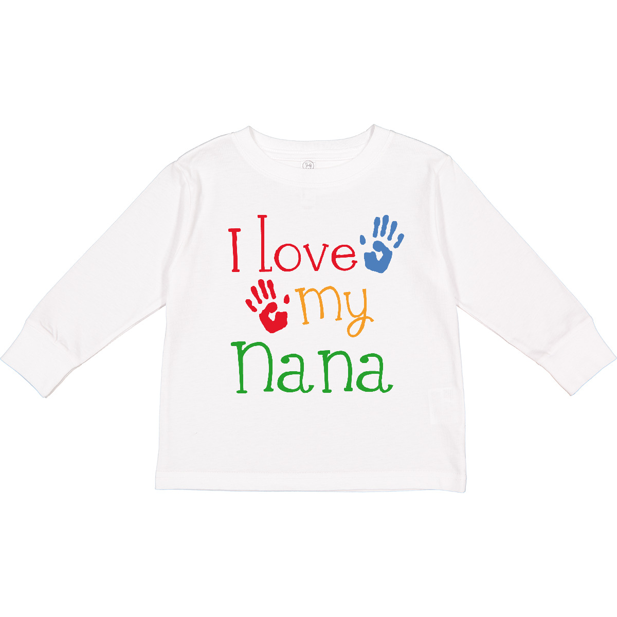 Inktastic I Love My Nana Toddler Long Sleeve T-Shirt Grandma Grandmother Mothers - Picture 8 of 8