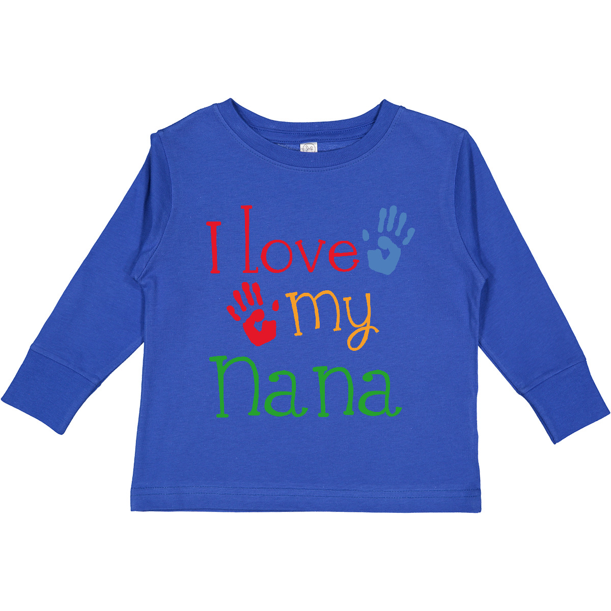 Inktastic I Love My Nana Toddler Long Sleeve T-Shirt Grandma Grandmother Mothers - Picture 7 of 8