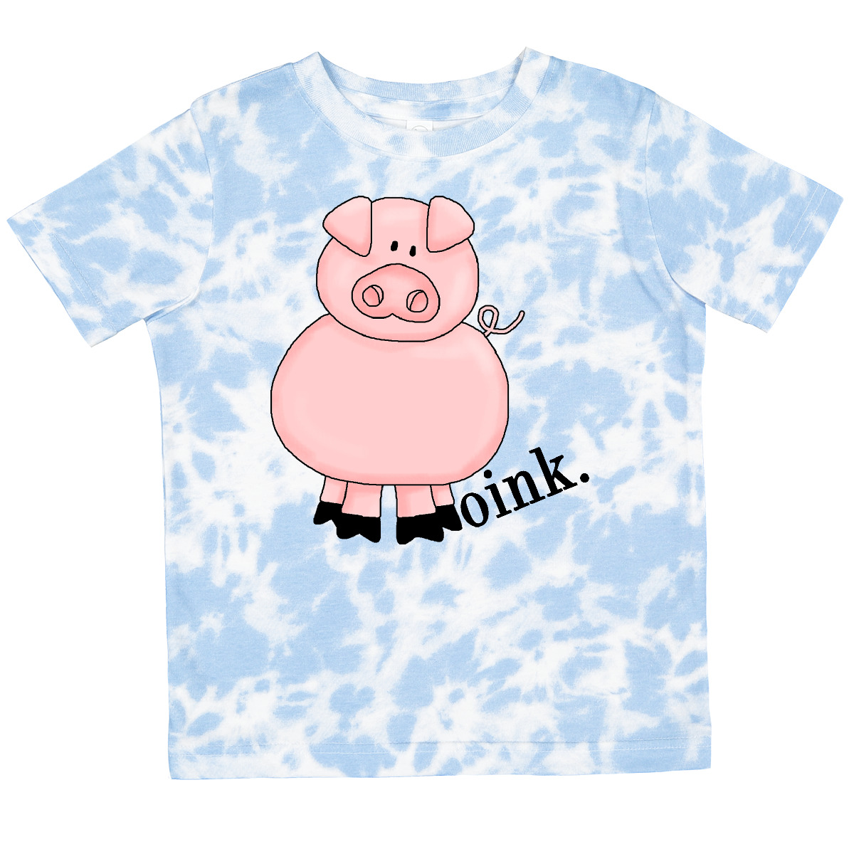 Inktastic Pig-Oink Toddler T-Shirt Pink Pig Oink Piggie Child Preschooler Kid - Picture 10 of 11