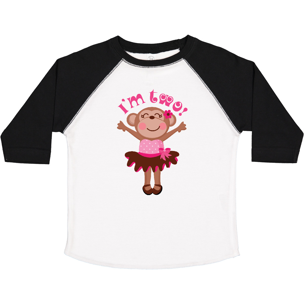 Inktastic Monkey 2nd Birthday Gift For Girl Toddler T-Shirt Im Girls Childs Cute - Picture 10 of 10