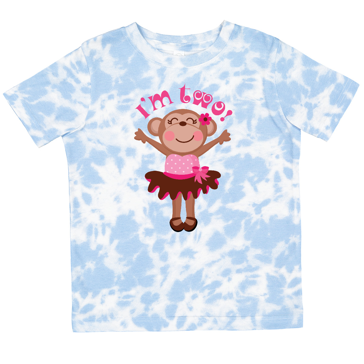 Inktastic Monkey 2nd Birthday Gift For Girl Toddler T-Shirt Im Girls Childs Cute - Picture 8 of 10