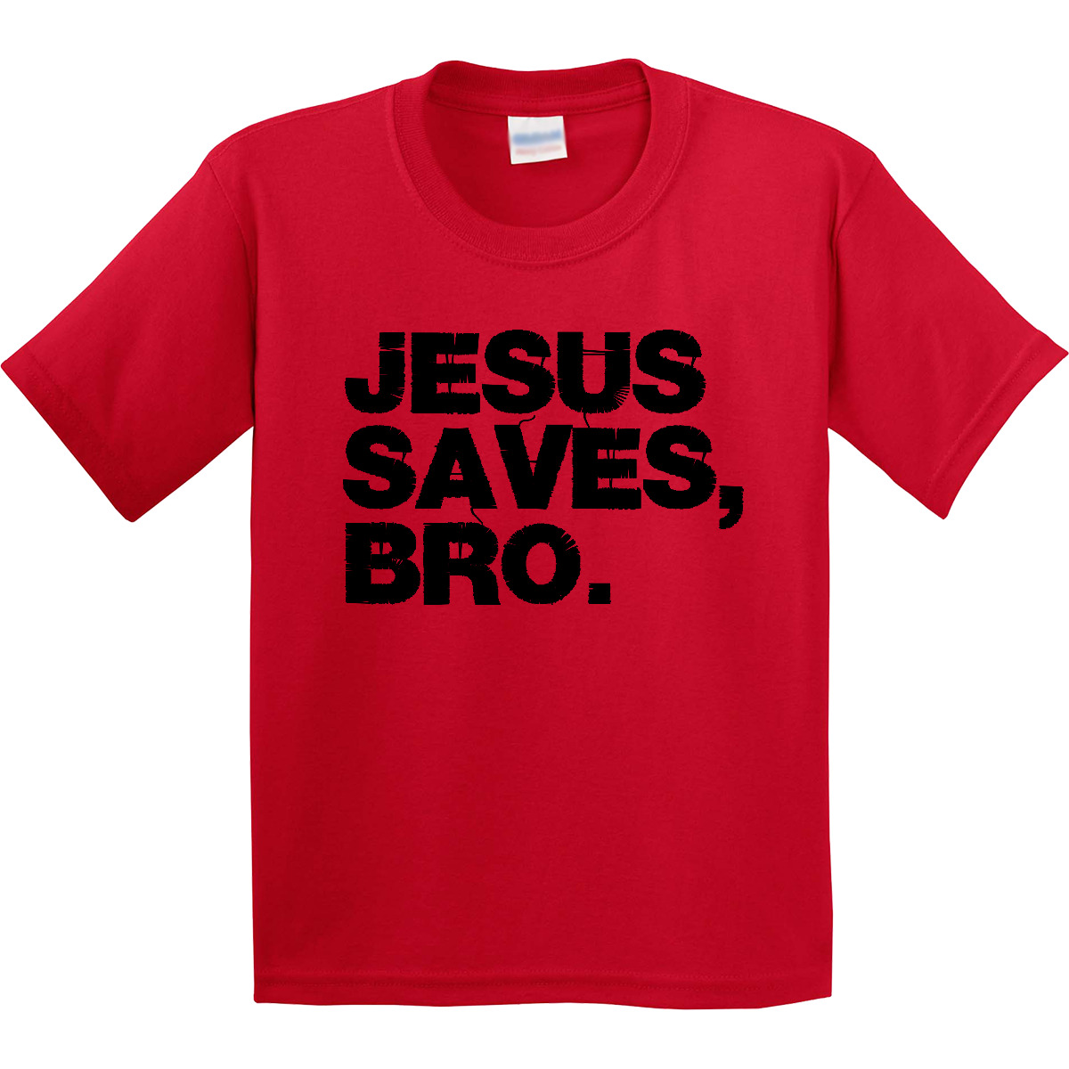 Inktastic Jesus Saves, Bro. Youth T-Shirt Love Teen Christian Bold Unisex Tee - Picture 5 of 7