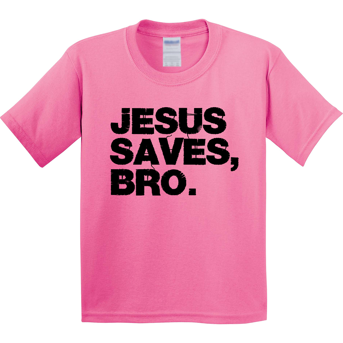 Inktastic Jesus Saves, Bro. Youth T-Shirt Love Teen Christian Bold Unisex Tee - Picture 2 of 7