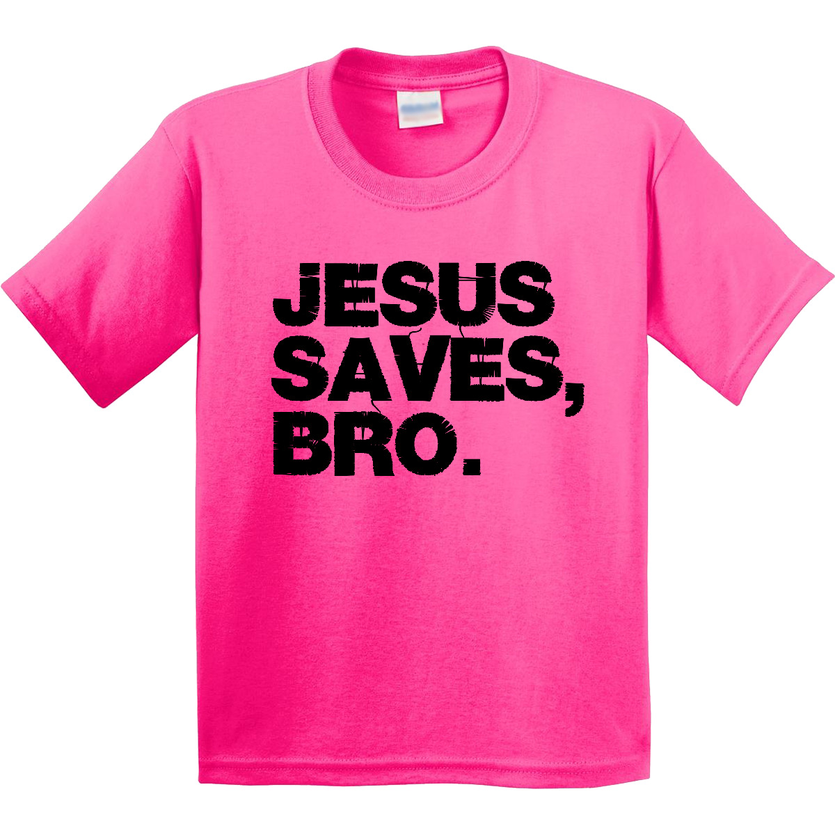 Inktastic Jesus Saves, Bro. Youth T-Shirt Love Teen Christian Bold Unisex Tee - Picture 4 of 7
