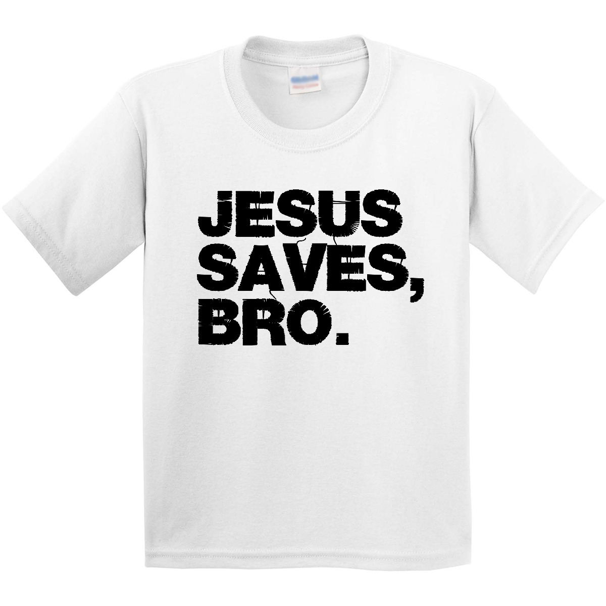 Inktastic Jesus Saves, Bro. Youth T-Shirt Love Teen Christian Bold Unisex Tee - Picture 7 of 7