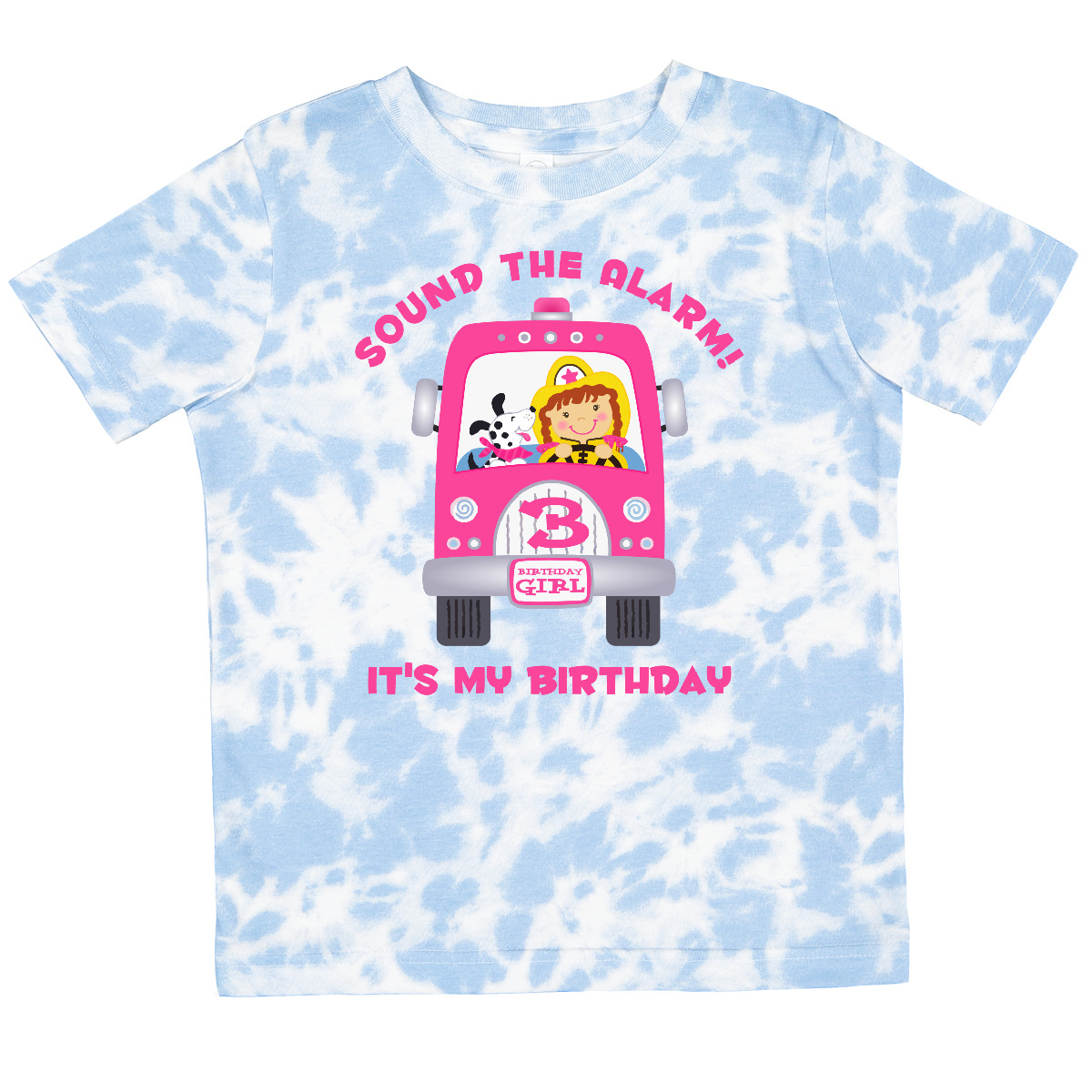 Inktastic Fire Truck Girl 3rd Birthday Toddler T-Shirt Third 3 Three Year Old Im - Picture 17 of 18