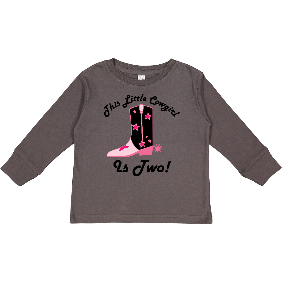 Inktastic 2nd Birthday Little Cowgirl 2 Year Old Toddler Long Sleeve T-Shirt Two - Picture 2 of 5