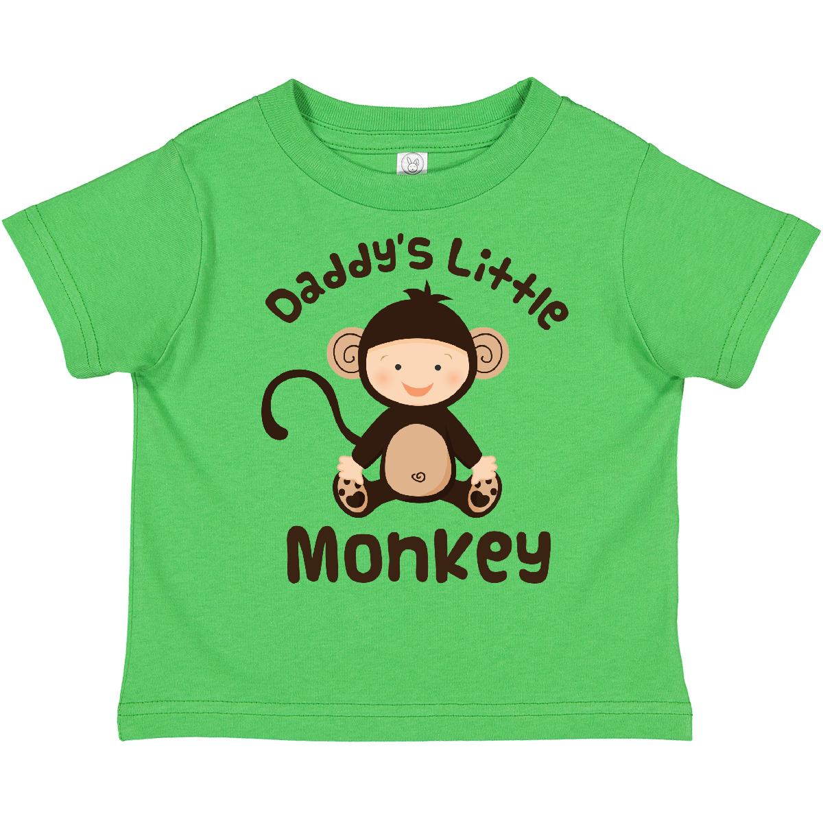 Inktastic Daddys Little Monkey Toddler T-Shirt Babys 1st Fathers