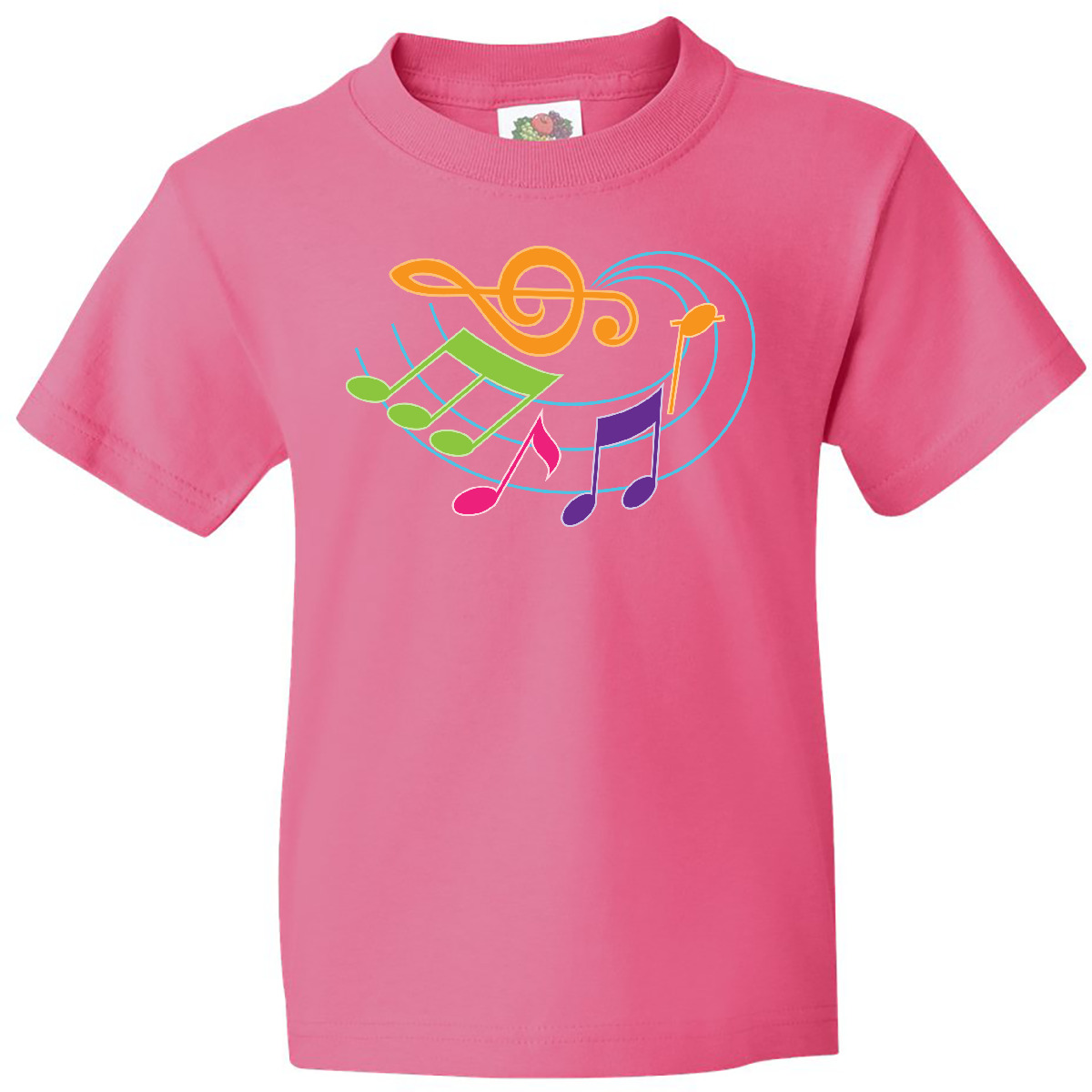 Inktastic Music Notes Musical Gift Youth T-Shirt Treble Clef Band Marching Choir - Picture 5 of 9