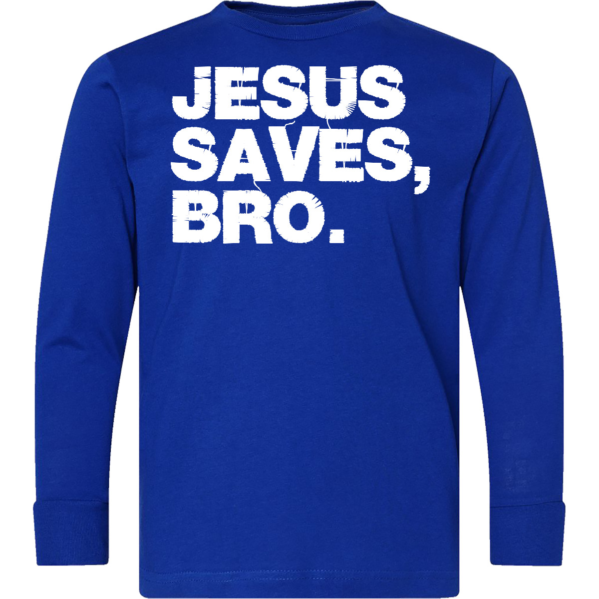 Inktastic Jesus Saves Bro Christian Youth Long Sleeve T-Shirt Love Teen Faith - Picture 5 of 5