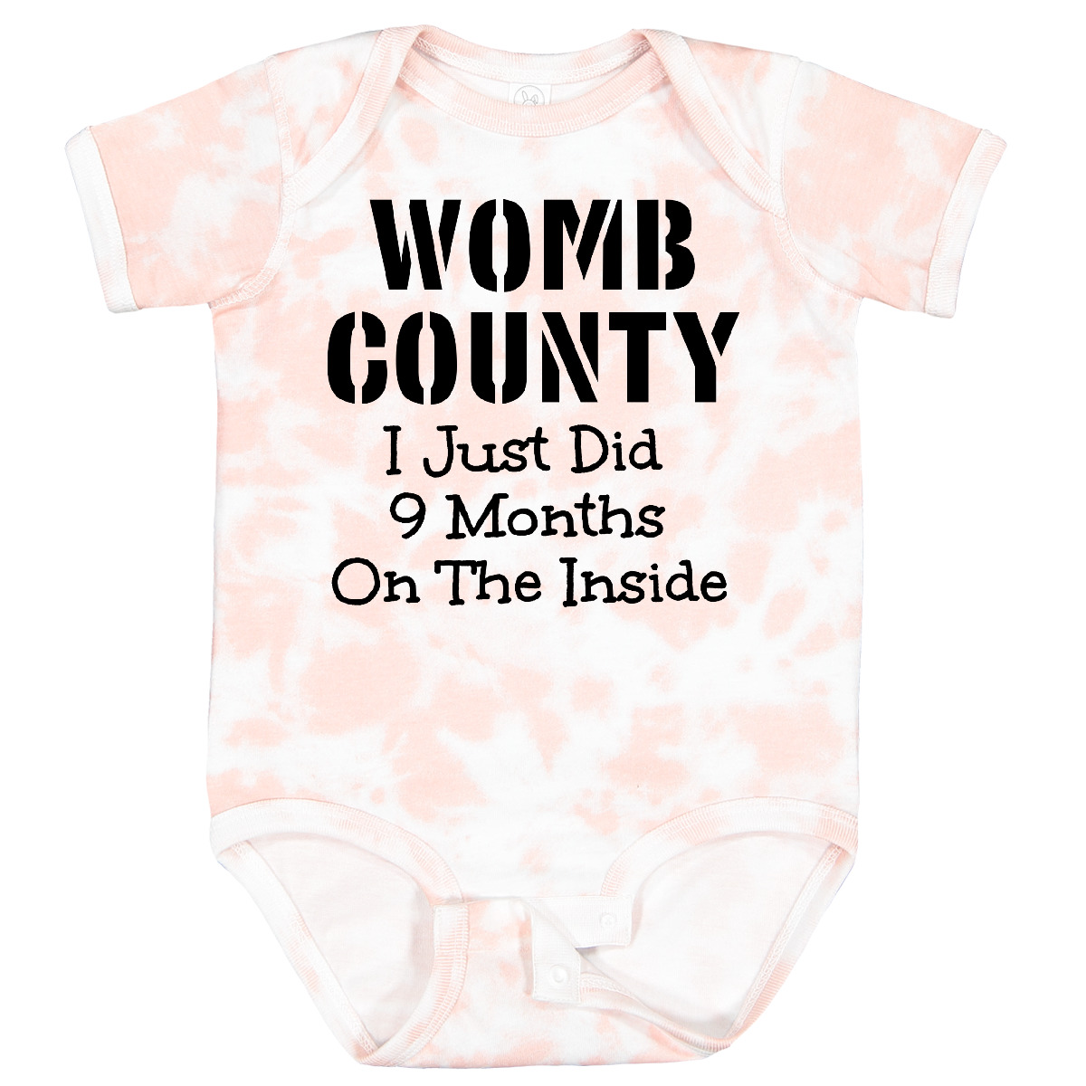 Inktastic Womb County I Just Did 9 Months On The Inside Baby Bodysuit Funny Cute - Picture 20 of 25