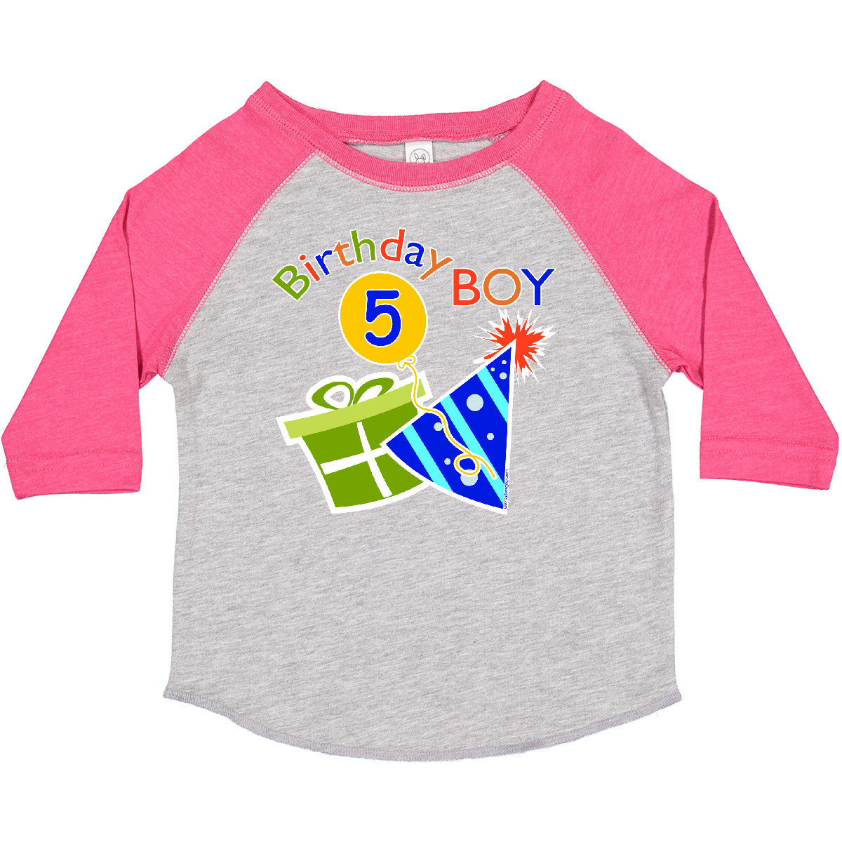 Inktastic Birthday Boy 5th Birthday Toddler T-Shirt 5 Year Old Party Gift Child - Picture 5 of 14