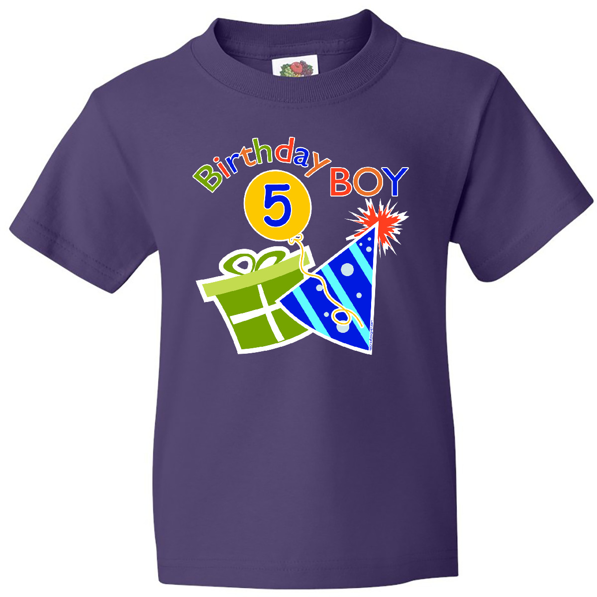 Inktastic Birthday Boy 5th Birthday Youth T-Shirt Year Old Party Fifth Turning - Picture 9 of 12