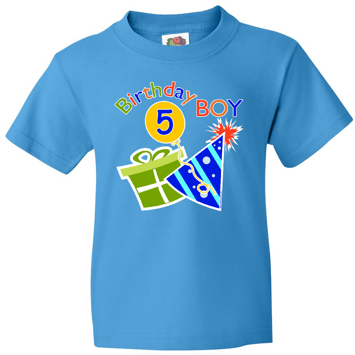 Inktastic Birthday Boy 5th Birthday Youth T-Shirt Year Old Party Fifth Turning - Picture 8 of 12