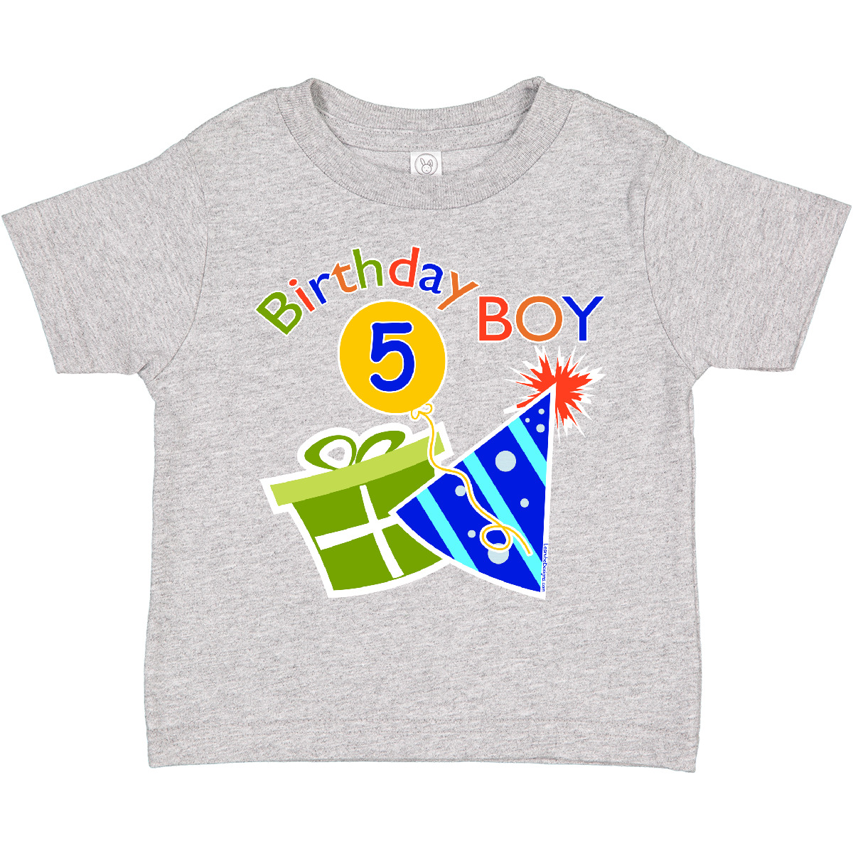 Inktastic Birthday Boy 5th Birthday Toddler T-Shirt 5 Year Old Party Gift Child - Picture 4 of 14