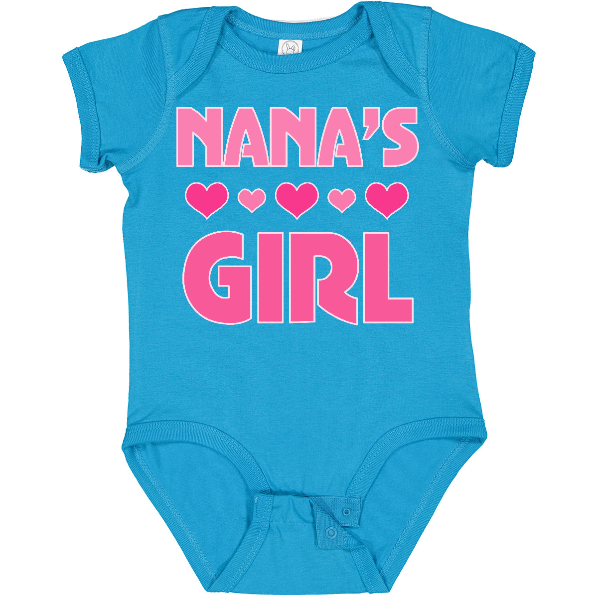 Inktastic Nana's Girl Grandchild Baby Bodysuit Nana From Granddaughter Heart Hws - Picture 18 of 19