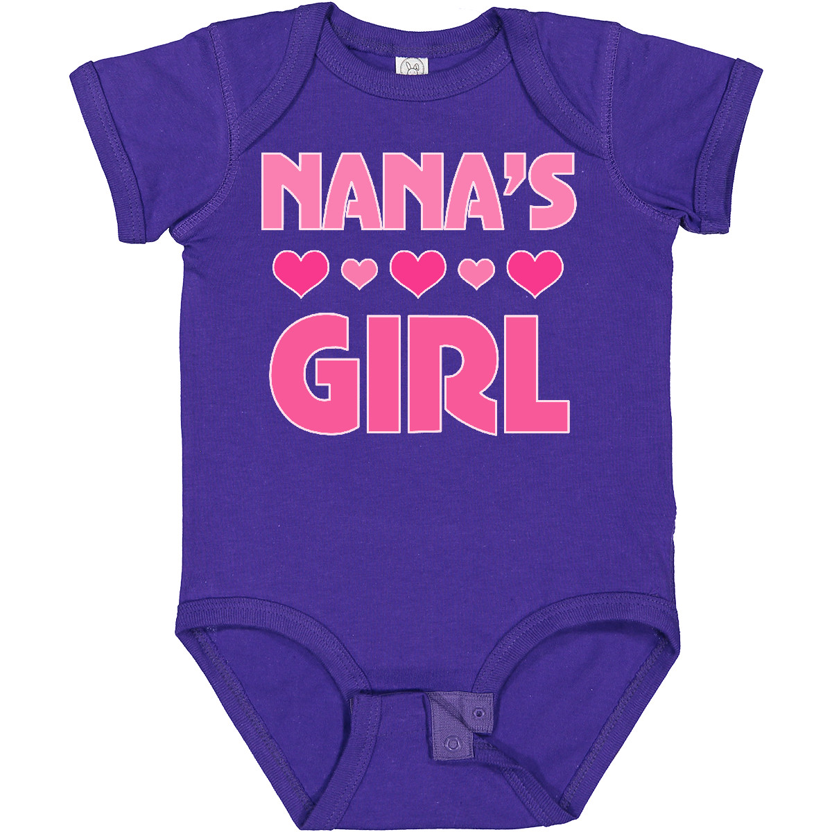 Inktastic Nana's Girl Grandchild Baby Bodysuit Nana From Granddaughter Heart Hws - Picture 14 of 19