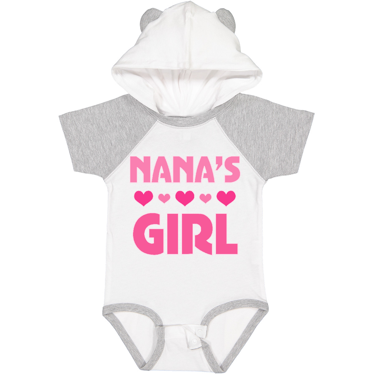 Inktastic Nana's Girl Grandchild Baby Bodysuit Nana From Granddaughter Heart Hws - Picture 19 of 19
