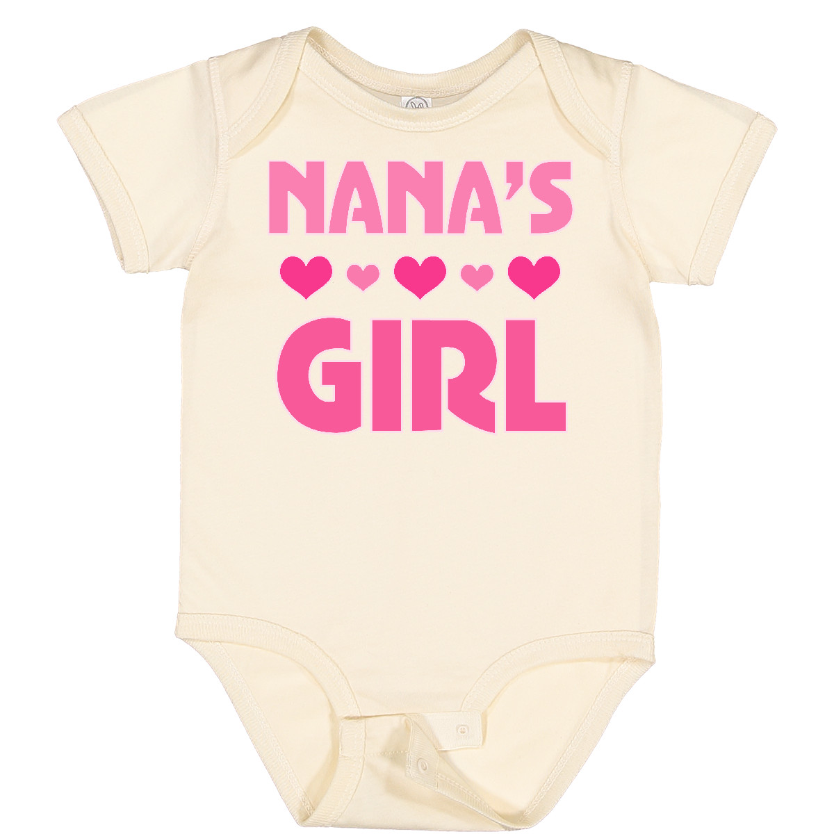 Inktastic Nana's Girl Grandchild Baby Bodysuit Nana From Granddaughter Heart Hws - Picture 12 of 19