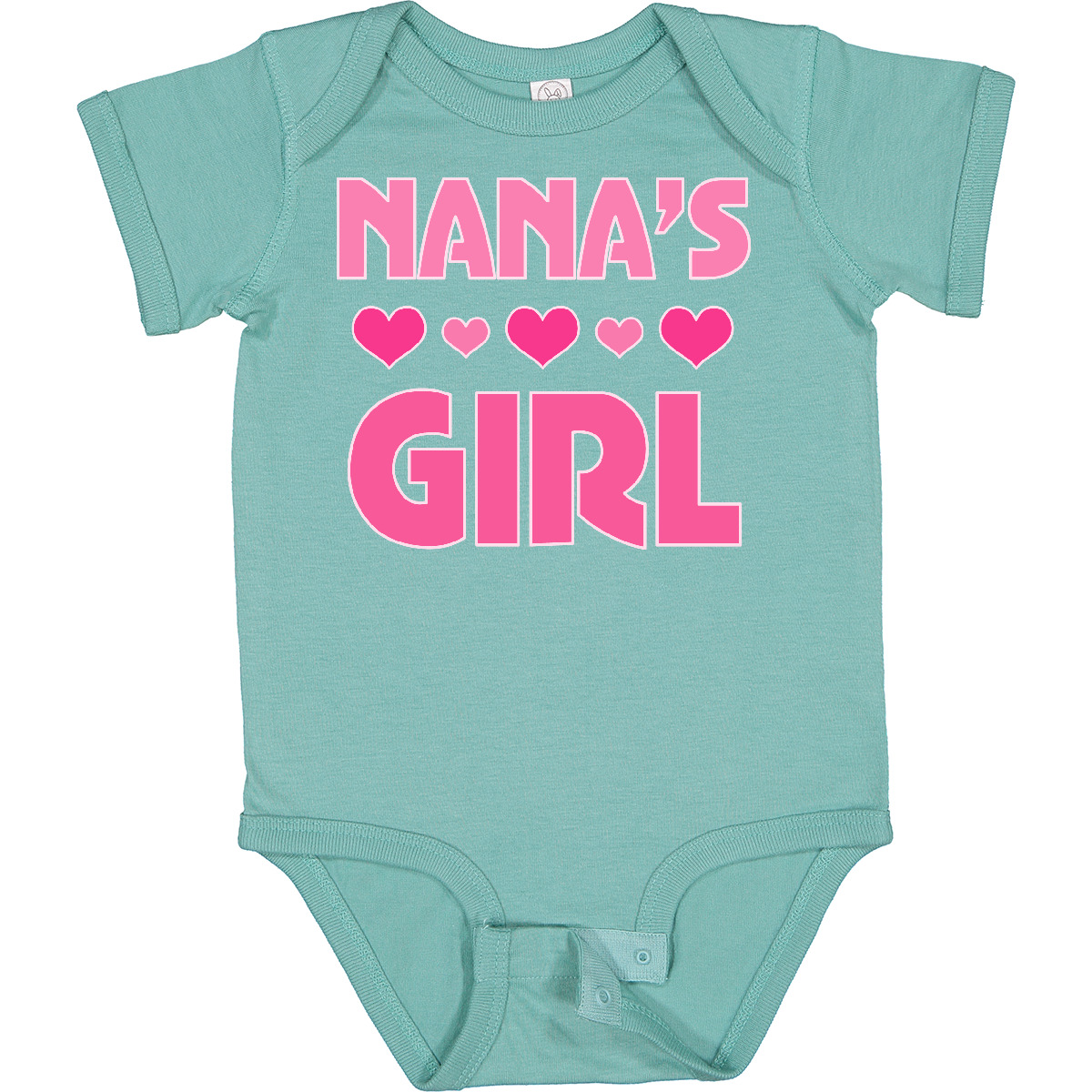 Inktastic Nana's Girl Grandchild Baby Bodysuit Nana From Granddaughter Heart Hws - Picture 16 of 19