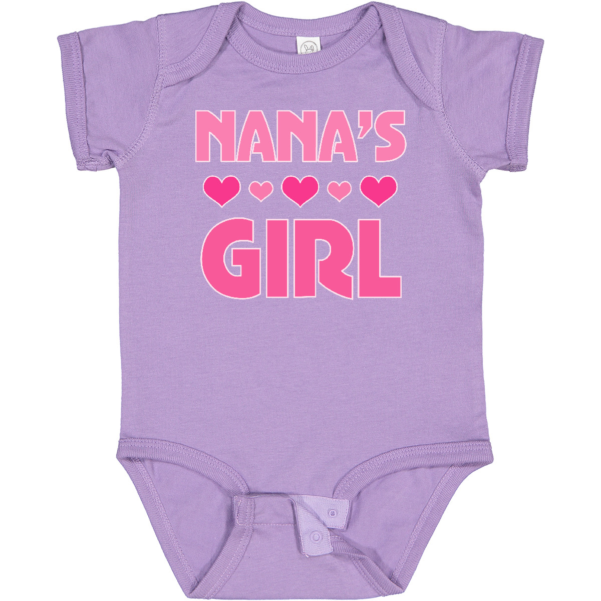 Inktastic Nana's Girl Grandchild Baby Bodysuit Nana From Granddaughter Heart Hws - Picture 11 of 19