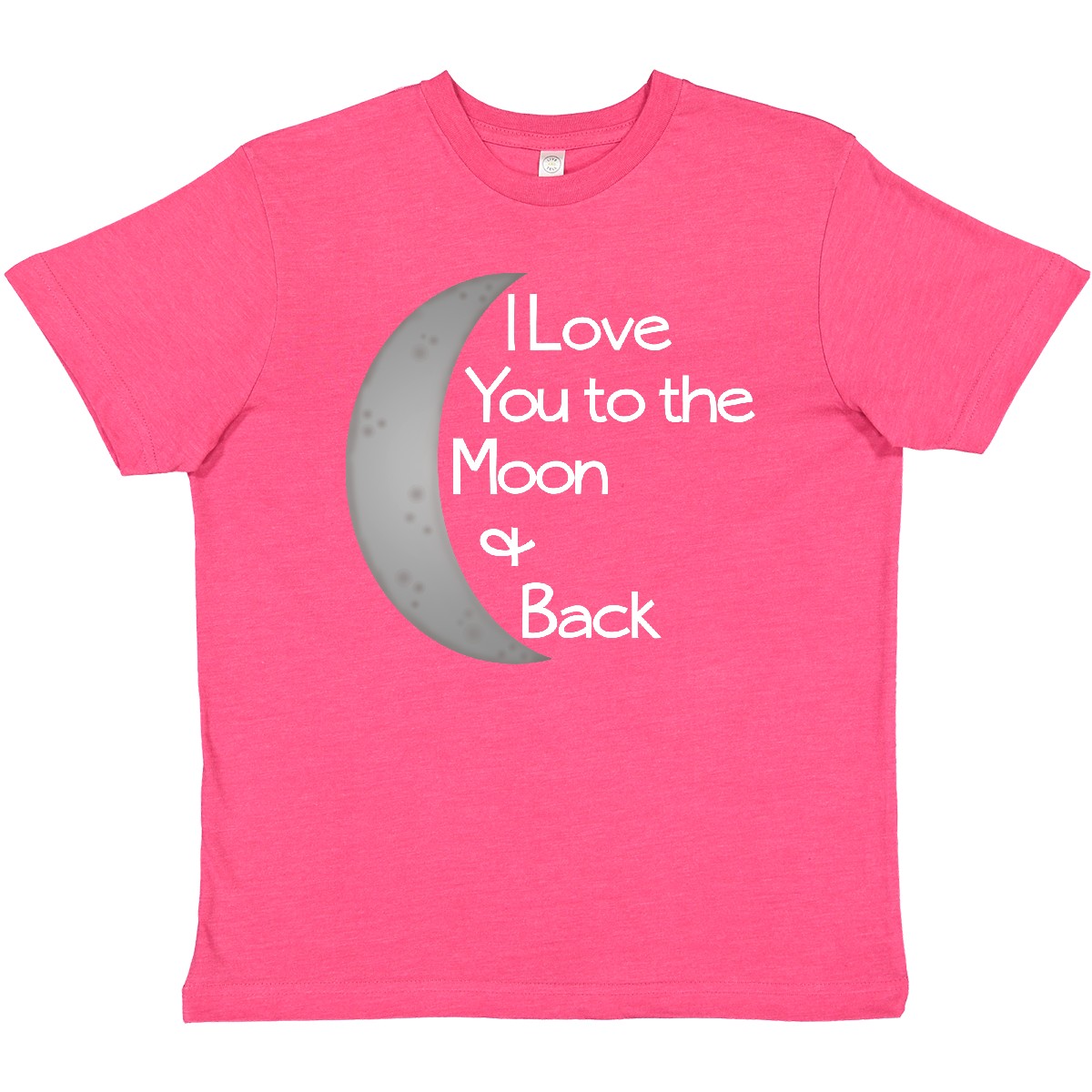 Inktastic I Love You To The Moon & Back. Youth T-Shirt Cute Tee Kids Children - Picture 10 of 10