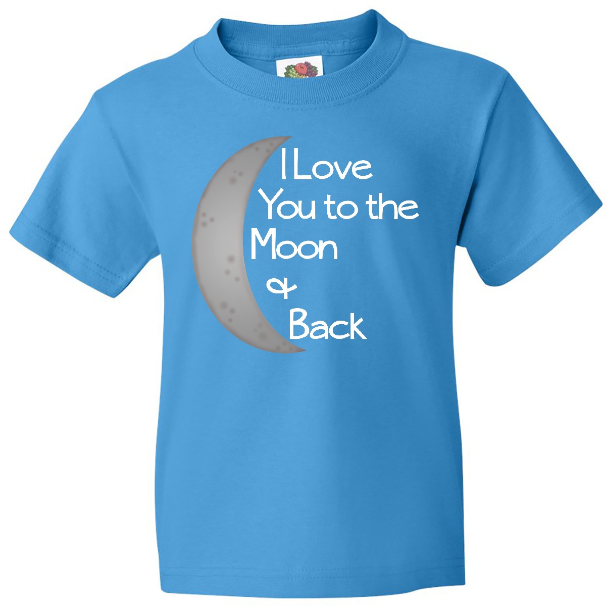 Inktastic I Love You To The Moon & Back. Youth T-Shirt Cute Tee Kids Children - Picture 8 of 10
