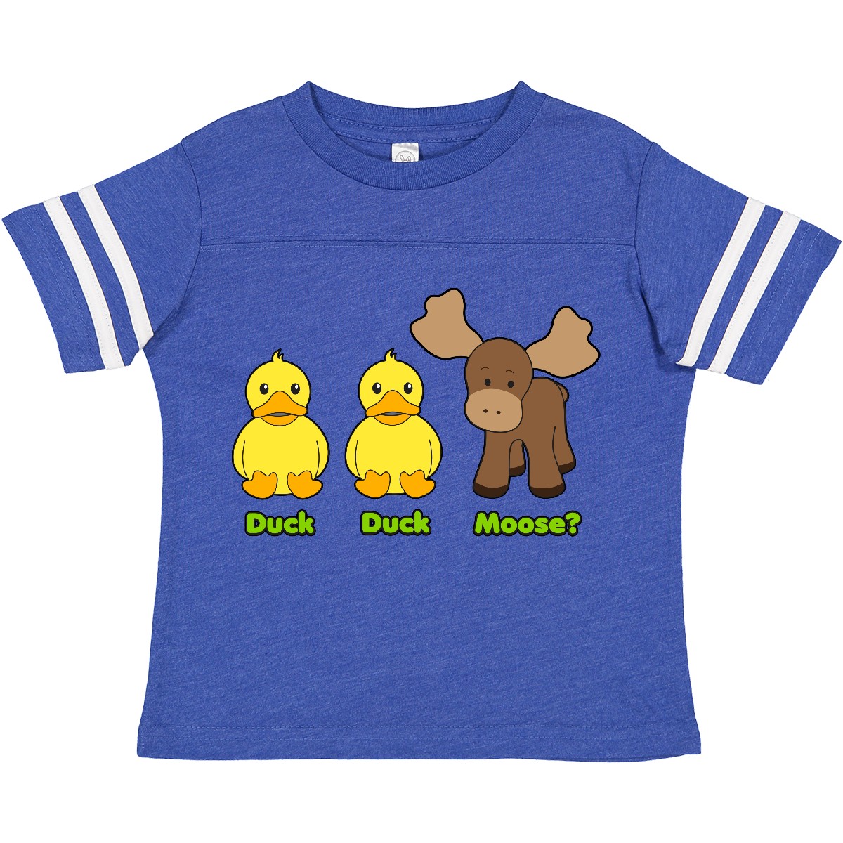 Inktastic Duck Duck Moose? Toddler T-Shirt Funny Child Preschooler Kid Clothing