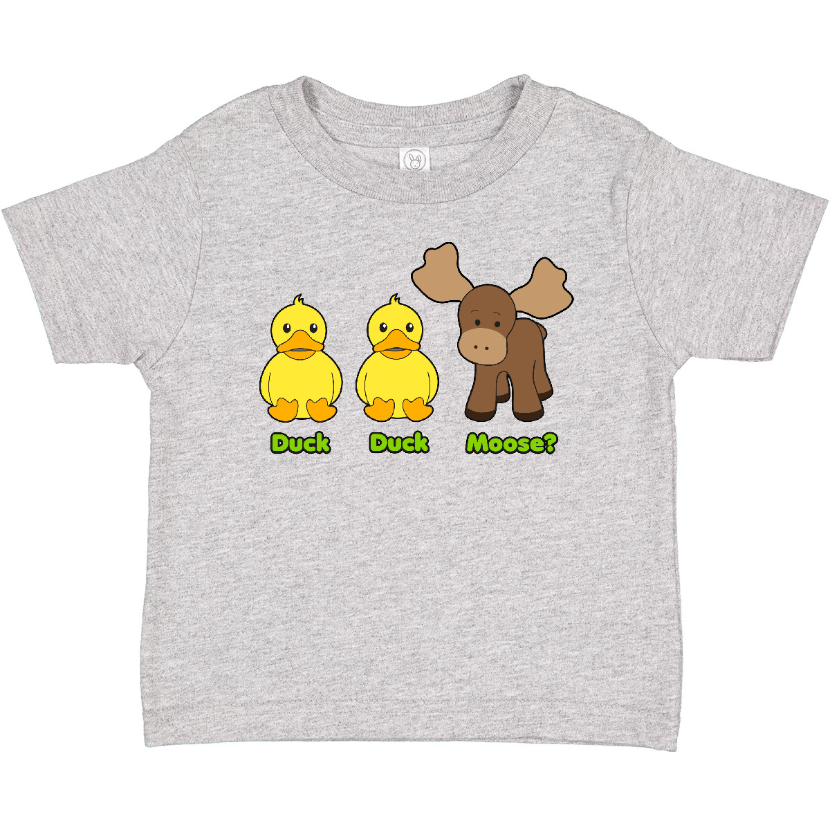 Inktastic Duck Duck Moose? Baby T-Shirt Funny Infant Tees Shower Gift Clothing - Picture 3 of 13