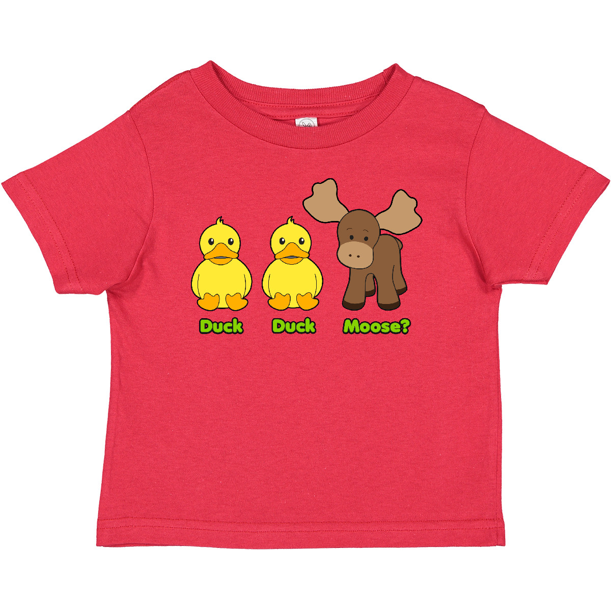Inktastic Duck Duck Moose? Baby T-Shirt Funny Infant Tees Shower Gift Clothing - Picture 11 of 13