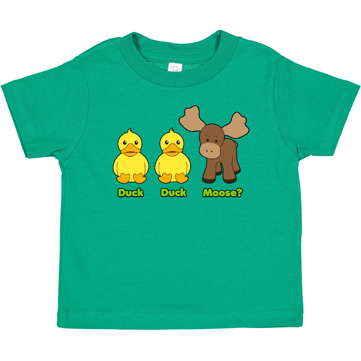 Inktastic Duck Duck Moose? Baby T-Shirt Funny Infant Tees Shower Gift Clothing - Picture 6 of 13