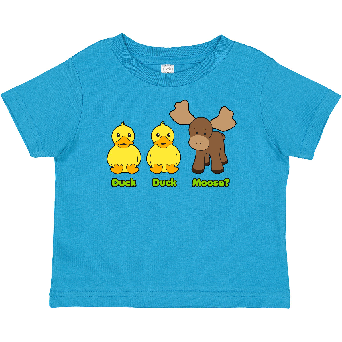 Inktastic Duck Duck Moose? Baby T-Shirt Funny Infant Tees Shower Gift Clothing - Picture 12 of 13