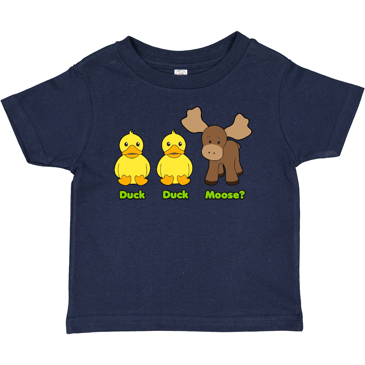 Inktastic Duck Duck Moose? Baby T-Shirt Funny Infant Tees Shower Gift Clothing - Picture 9 of 13