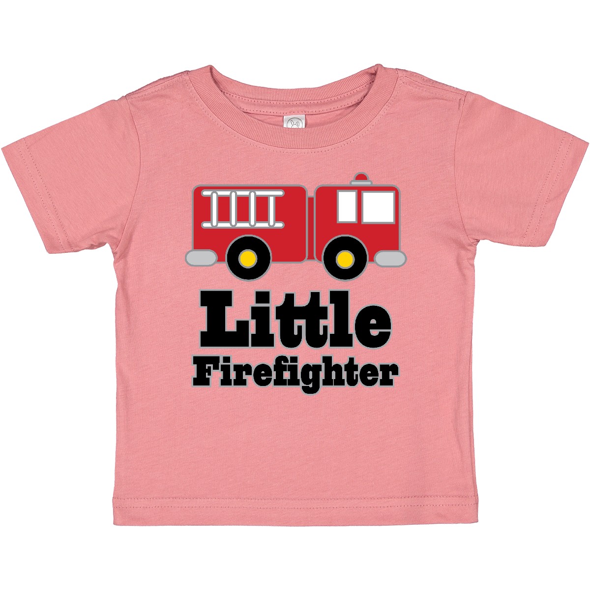 Inktastic Little Firefighter Feuerwehr Baby T-Shirt Feuerwehrauto Feuerwehrmann Kinder Hws - Bild 7 von 12