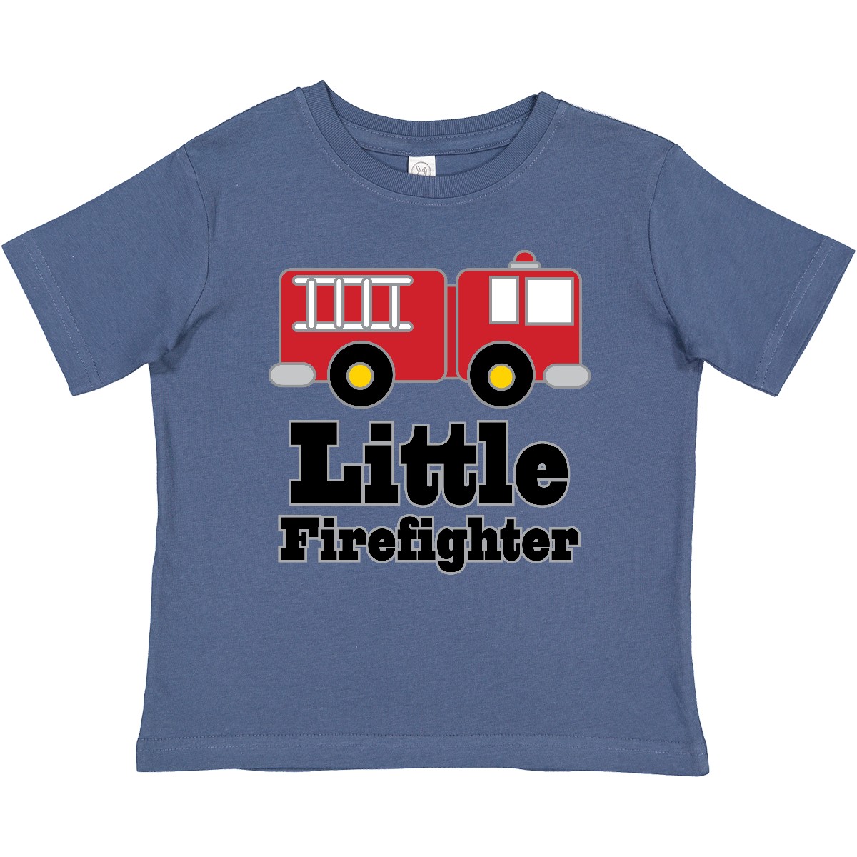 Inktastic Little Firefighter Feuerwehr Baby T-Shirt Feuerwehrauto Feuerwehrmann Kinder Hws - Bild 5 von 12