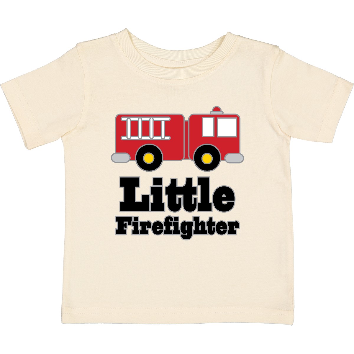 Inktastic Little Firefighter Feuerwehr Baby T-Shirt Feuerwehrauto Feuerwehrmann Kinder Hws - Bild 8 von 12